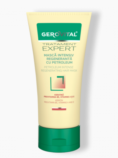 Gerovital Tratament Expert Masca Intensiv Regeneranta Cu Petroleum 150ml