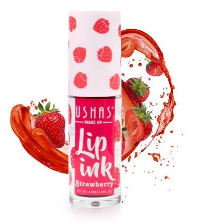 Ushas Lip Ink Arome Fructe 4,5ml - Căpșuni